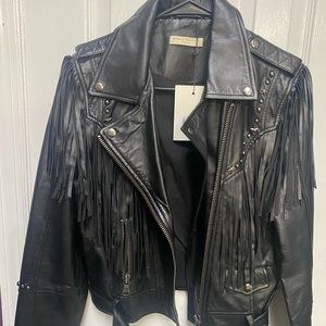 **SOLD** NWT Spell Teadora Fringe Jacket